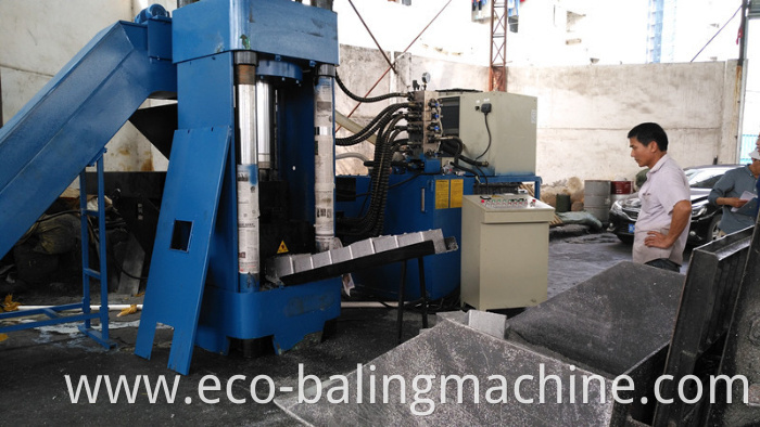 Y83L-500 Aluminum Sheet Briquette Machine with Square Block